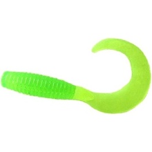 Tenki twister 4cm Zelená fluo se žlutým ocáskem