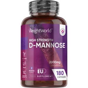 WeightWorld D- Mаноза 666 mg 180 капсули | WeightWorld (128312 WW)