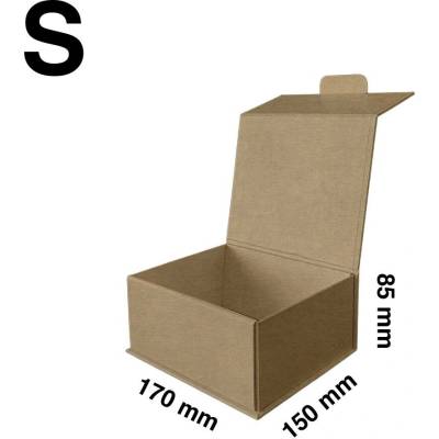 Skládací krabice PlusBox Kraft - S (170x150x85 mm) balení 5, 10 ks Velikost balení: 5 ks