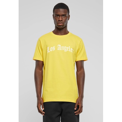Mister Tee Тениска Los Angeles Wording Tee taxi yellow XXLUB-MT1578-02704 - Тъмносив, размер S