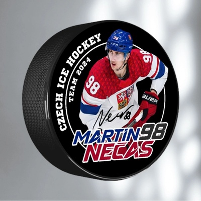 FansArena Puk Martin Nečas #98 Ice Hockey World Championship Czechia MS 2024 – Zboží Dáma