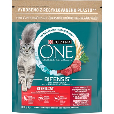 ONE Sterilcat beef 2x9,75 kg
