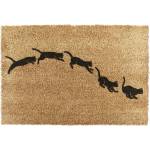 Artsy Mats Изтривалка от кокосови влакна 60x90 cm Jumping Cats - Artsy Doormats (9060-JUMPINGCATS)