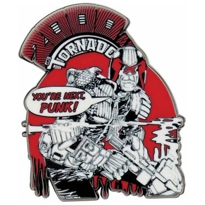 FaNaTtik zberateľský odznak Sudca Dredd You re Next Punk!