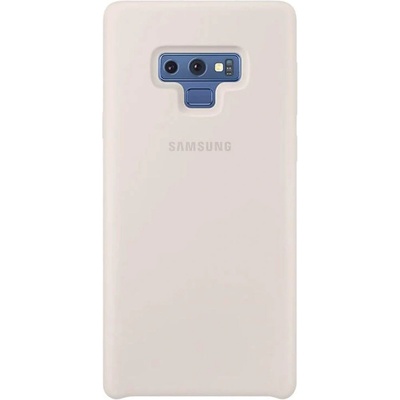 Samsung Оригинален Силиконов Калъф за Samsung Note 9 Silicone Cover Case EF-PN960TWEGWW, Бял (EF-PN960TWEGWW)