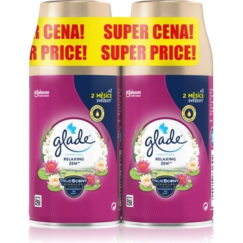 Glade Relaxing Zen автоматичен освежител на въздуха пълнител 2x269ml