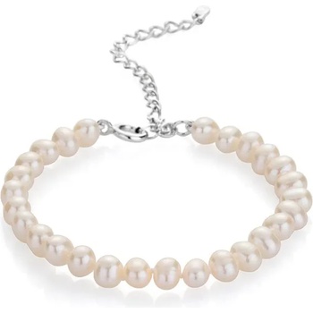 Image 1 of Swan Гривна със сладководни бели перли 6.5-7мм R04356BW Swan