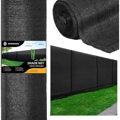 Springos tieniaca sieť 140g/m² 1,5 x 25 m čierna SN0022