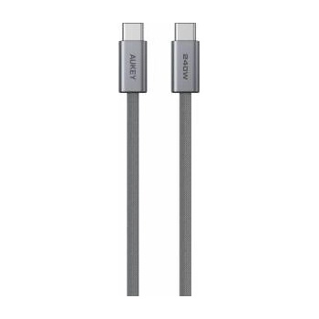 AUKEY USB Cable Aukey USB-C to USB-C 1 m Grey (Aukey)