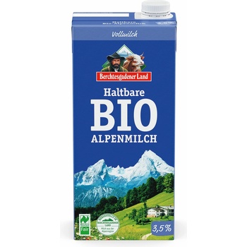 Berchtesgadener Land Bio Alpské plnotučné mlieko UHT 3,5% 1 l