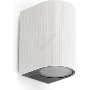 Faro Barcelona FARO 70323 - Външен стенен осветител ESTELA 1xGU10/5W/230V IP65 бял (FA70323)