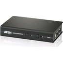 Aten CS-72D-AT 2-Port USB DVI KVM Switch 1x 1.2m 44-pin KVM Cable Set Non-powered