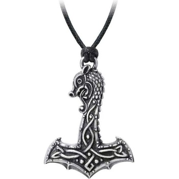 Image 1 of Alchemy gothic Колие с висулка ALCHEMY GOTHIC - Drakkar Hammer - Pewter- P910