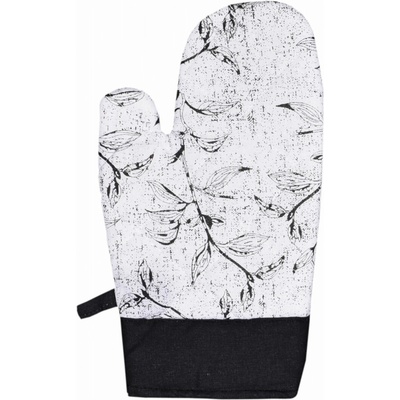 Forbyt Kuchyňská chňapka Leaf černá 1 ks 18 x 28 cm – Zboží Mobilmania