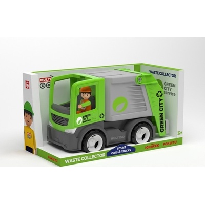 Wader MultiGO City Smetiarske auto s smetárom auto s Igráčkom