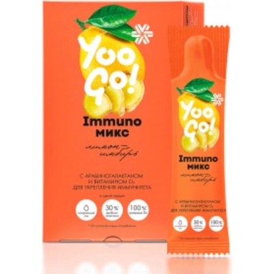 Siberian Wellness Yoo Go Immuno Mix citron zázvor 8 x 10 g