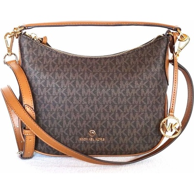 Michael Kors dámská kabelka cossbody KELSEY 32R2G3KC1B BRN/ACORN SM POUCHETTE
