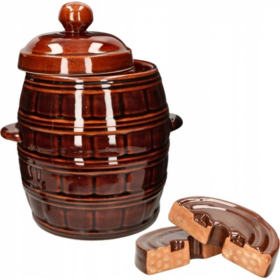 kameninový sud 5l kámen na nakládání kysaného zelí – Zboží Dáma