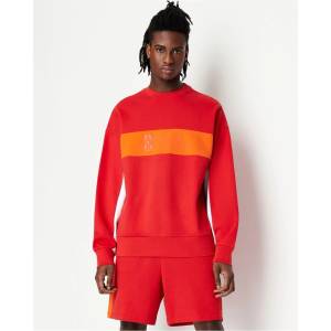 Giorgio Armani Блуза Armani Exchange Crewneck Sweatshirt - Red