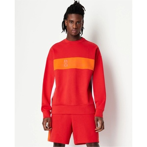 Giorgio Armani Блуза Armani Exchange Mens Oversized-Fit Cotton Crew-Neck Sweatshirt - Red