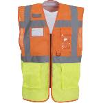Yoko HI-VIS HVW820 / Мрежеста предпазна жилетка - HV оранжева/HV жълта M (79W820zw302)