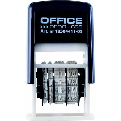 Ofpro pečiatka Office products dátumová samofarbiaca mesiac číslom čierna