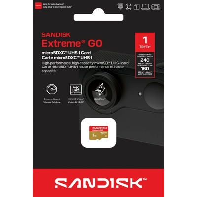 SanDisk Extreme GO 1TB MicroSDXC SDSQXGN-1T00-GN6MN