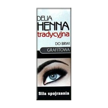 Delia Cosmetics Henna farba na obočie Grafitová 2 g