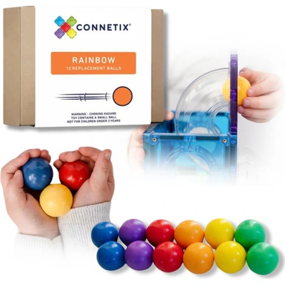 CONNETIX Rainbow Ball Pack 12 ks