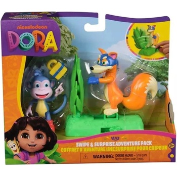 Spin Master „Дора Изследователката: Игрови комплект с Хитрецът и Чийки (6073672)