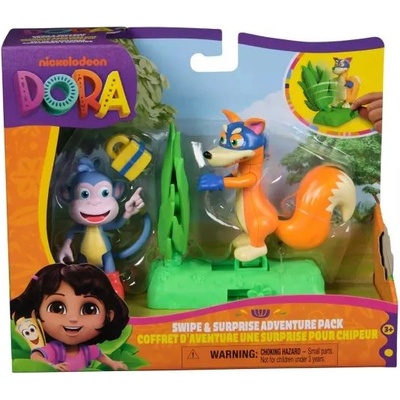 Spin Master „Дора Изследователката: Игрови комплект с Хитрецът и Чийки (6073672)
