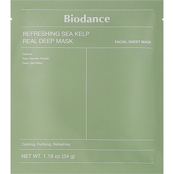 Biodance Sea Kelp Refreshing Real Deep Mask хидрогелова маска с морска ламинария унисекс 1 бр