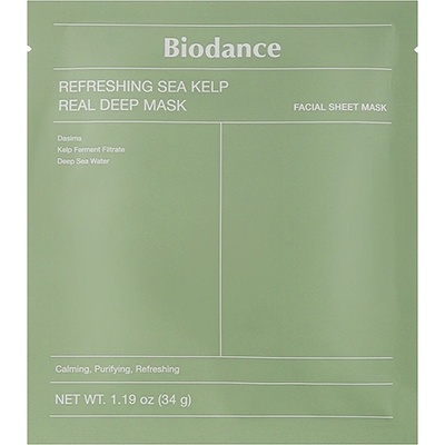 Biodance Sea Kelp Refreshing Real Deep Mask хидрогелова маска с морска ламинария унисекс 1 бр
