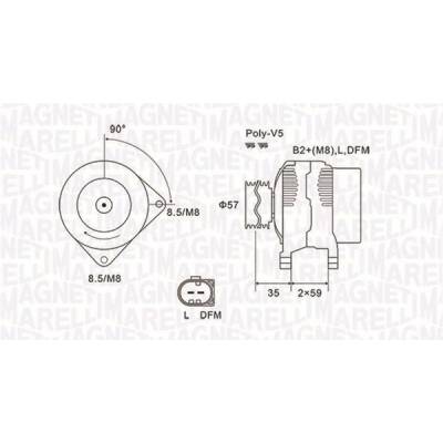 generátor MAGNETI MARELLI 063731675010