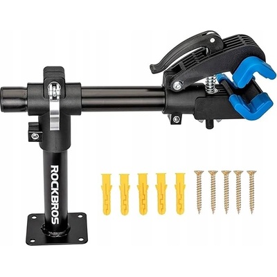 Servisní držák na kolo na zeď 360° ROCKBROS pro silniční a horská kola (MTB), upevnění za rám/sedlovku
