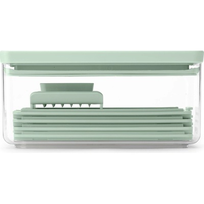 BRABANTIA Sada kráječ + struhadlo s nádobou TASTY+ - Jade Green