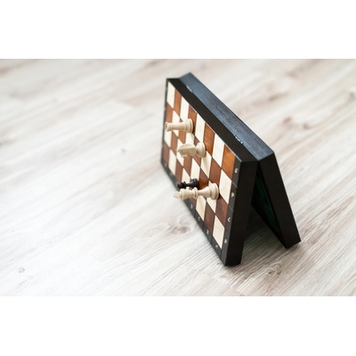 Magnetické dřevěné šachy velké