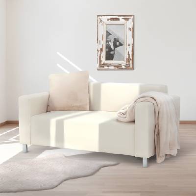 Диван Homker 140 cm бежова еко кожа