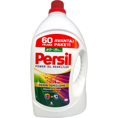 Persil течен перилен препарат, 60 пранета, 3900мл, Цветно пране