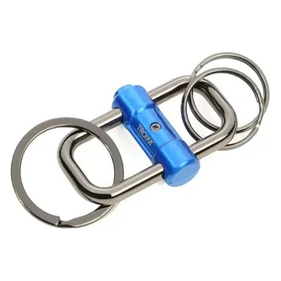 TROIKA Ключодържател Troika-2-WAY KEY, син (KR22-09/BL)