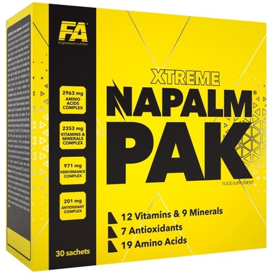 FA Nutrition Xtreme Napalm Pak | Complete Vitamins, Minerals and Antioxidant Formula [30 Пакета]