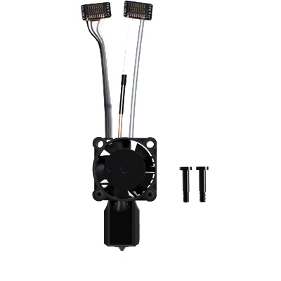 E3D High Flow ObXidian HotEnd за серия Bambu Lab X1-C/P1 - предварително сглобен - P1 Series, 0, 6 mm (BAMBU-HF-OBX-P1-AS-0600-SPK)