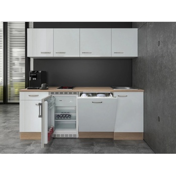 Flex Well Kuchyňa Valero 210 cm/typ 5 chladnička/varná doska/umývačka
