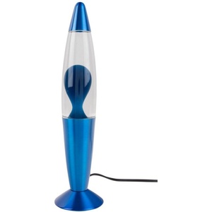 Leitmotiv Синя стъклена лава лампа (височина 35, 5 cm) Funky Rocket Lava - Leitmotiv (LM2185BL)