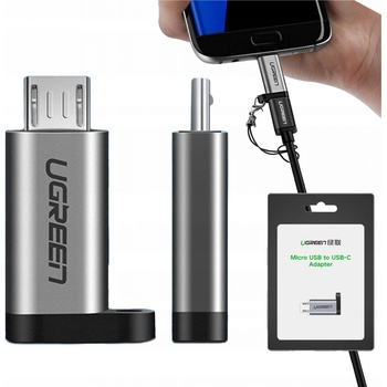 Ugreen USB typ C na Micro USB Sivá KP31105