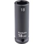 Fortum машинна (ударна) муфа 1/2", 18 mm, L 78 mm, почернена, FORTUM