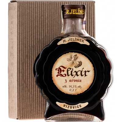 Rudolf Jelínek Elixír z arónie 14,7,% 0,2 l (kazeta)
