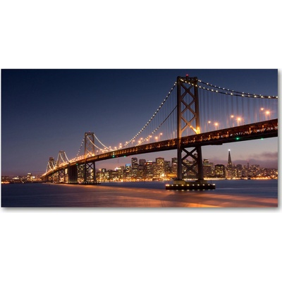 Foto obraz fotografie na skle Most San Francisco 100x50 cm