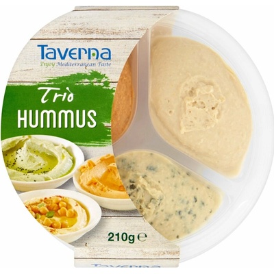 Taverna Hummus TRIO-Oriental,Tomate,Koriander210g