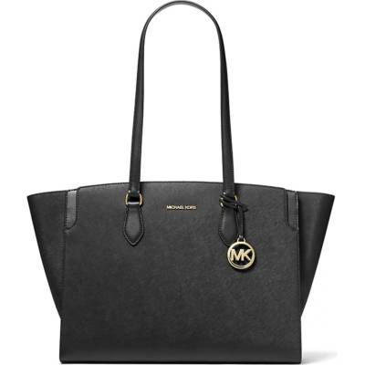 Michael Kors kožená kabelka Becca large černá